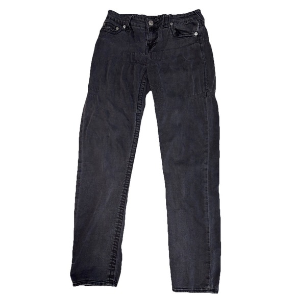 True Religion Denim - True Religion Stella Low Rise Skinny Jeans Size 31 Gray Women's TR Y2K Denim